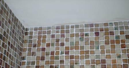 Picture shows tiles after Grout has been removed with Tile Doctor Grout Clean-Up